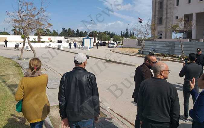 بالصور: العمليّة الإنتحاريّة أمام  السفارة الأمريكية بالبحيرة 2 
